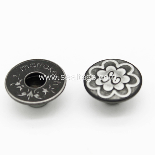 Fancy Alloy Jeans Button for Denim Garments